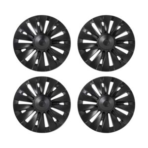 19‘’ Helios Wheel Covers Matt Black For Model Y(2022-2024)