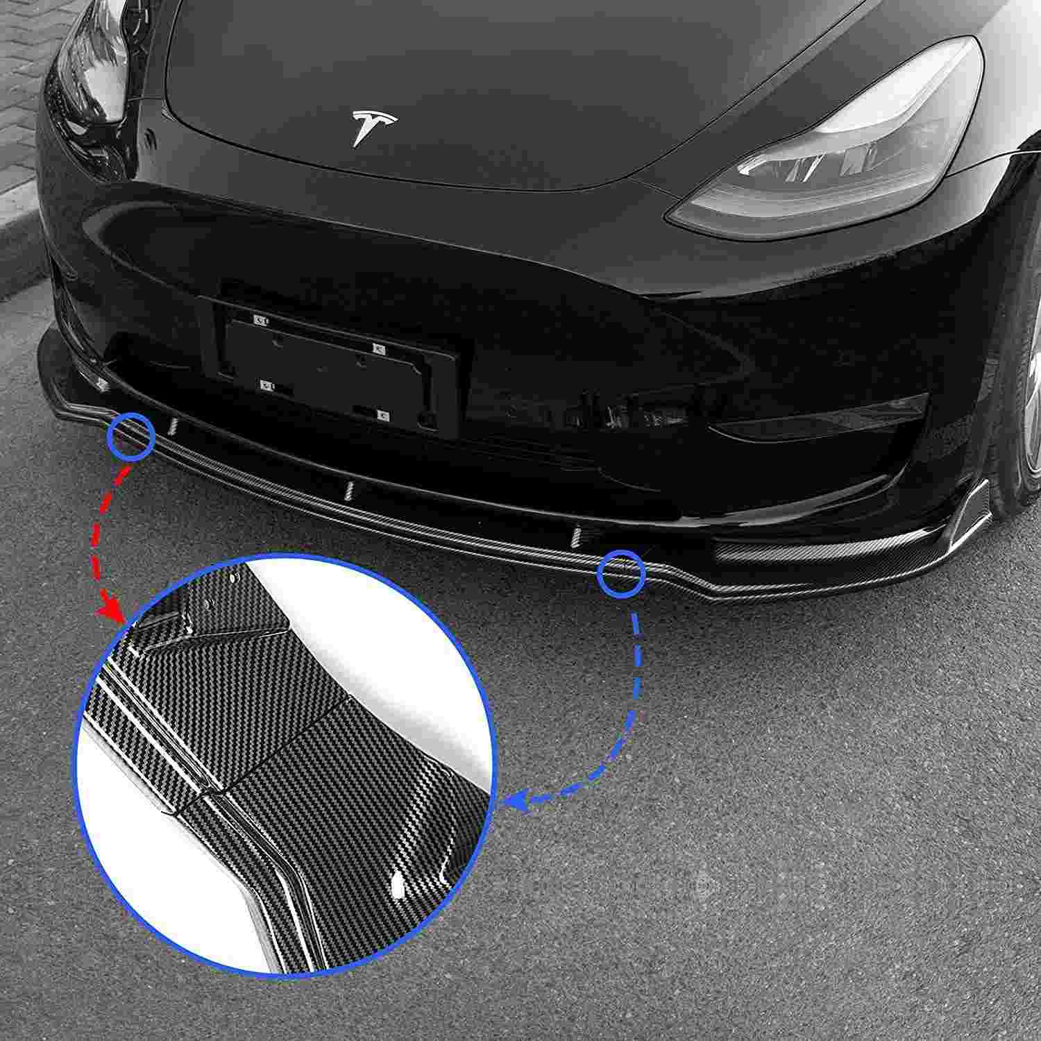 Front Lip Splitter for Model 3(2019-2023) - Image 4