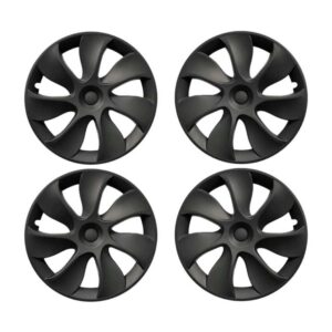 19‘’ Turbine Symmetrical Wheel Covers Matt Black Type A for Model Y(2022-2024)