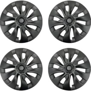 18‘’ Turbine Symmetrical Wheel  Covers Matte Black for Model 3 (2021-2023）