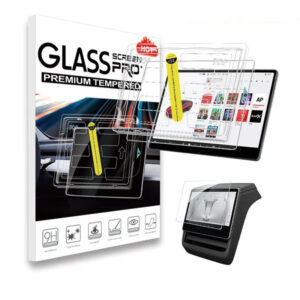 16″ Tempered Glass Screen Protector For Model Y (2026)