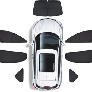 Privacy Curtains & Full Windows Sunshade For Model 3 (2021-2026)