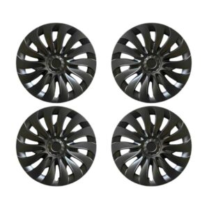 18‘’  Turbine Symmetrical  Wheel  Covers Matte Black for Model 3 (2024-2026)