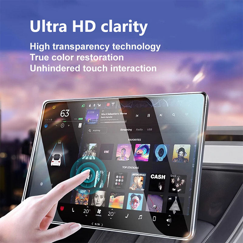 15″ Tempered Glass Screen Protector For Model 3(2019-2023)/Model Y(2022-2024) - Image 4
