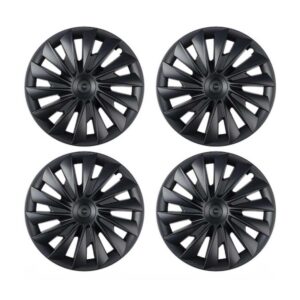 18‘’ Blade Wheel Covers Matte Black For Model 3(2024-2026）