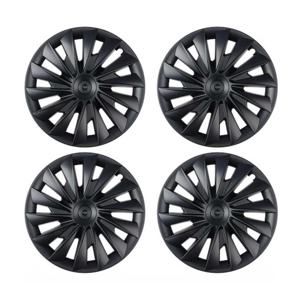 18‘’ Blade Wheel Covers Matte Black For Model 3(2024-2026)