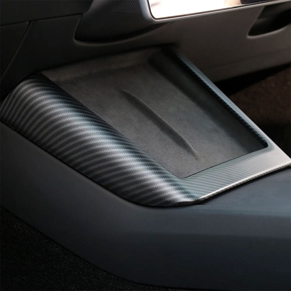 Real Carbon Fibre Wireless Phone Charger Surround For Model 3(2024-2026)/Model Y(2025-2026) - Image 3