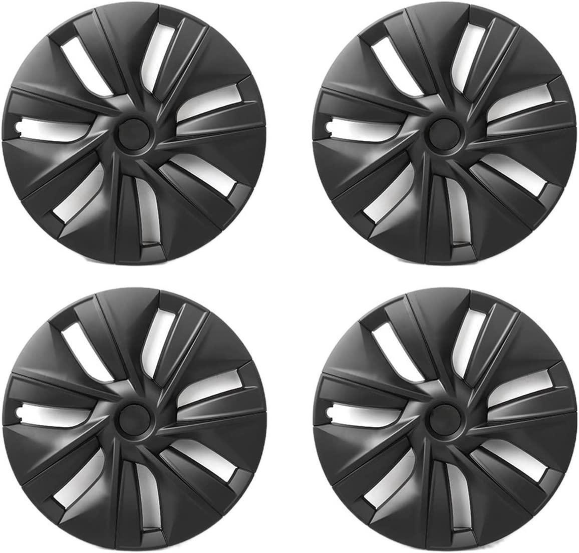 19‘’ Matt Black Hubcap Wheel Covers for Model Y (2022-2024)