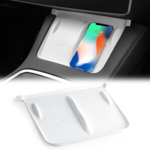 Center Console Wireless Charging Liner Protector For Model 3(2021-2023)/Model Y(2022-2024)