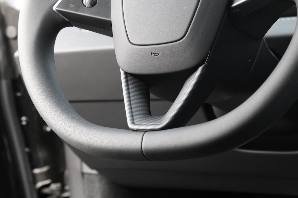 Steering Wheel Decorative Overlay For Model 3 (2024-2026)/ Model Y(2025-2026)