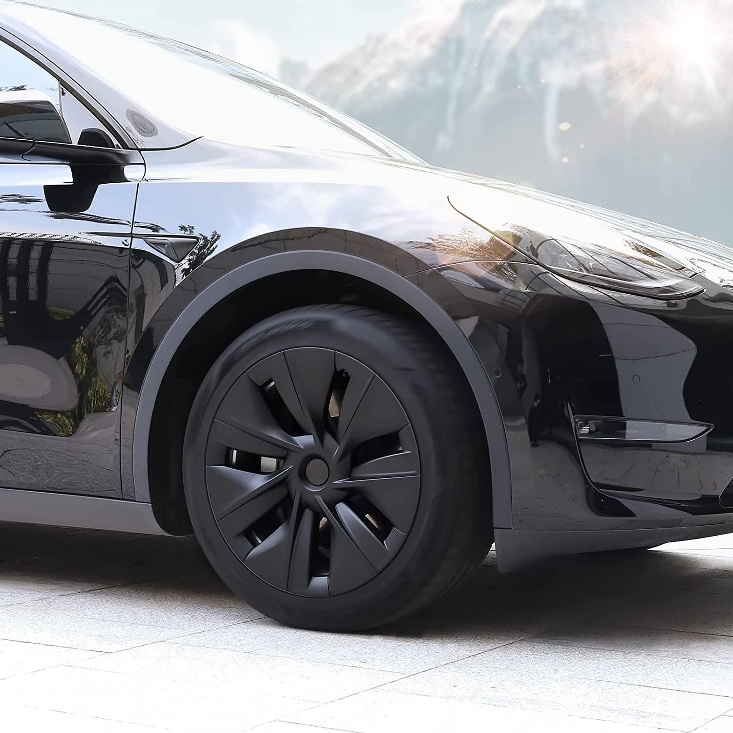 19‘’ Matt Black Hubcap Wheel Covers for Model Y (2022-2024) - Image 8