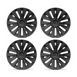19‘’ Bladed Wheel Covers Matt Black For Model Y(2022-2024)