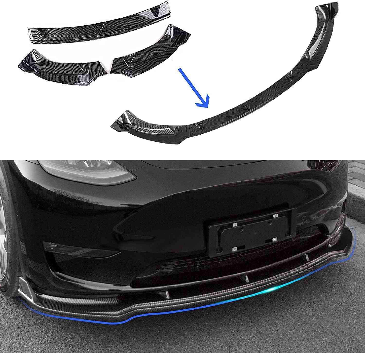 Front Lip Splitter for Model 3(2019-2023)