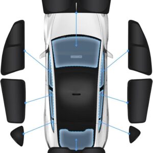 Privacy Curtains & Full Windows Sunshade For Model Y