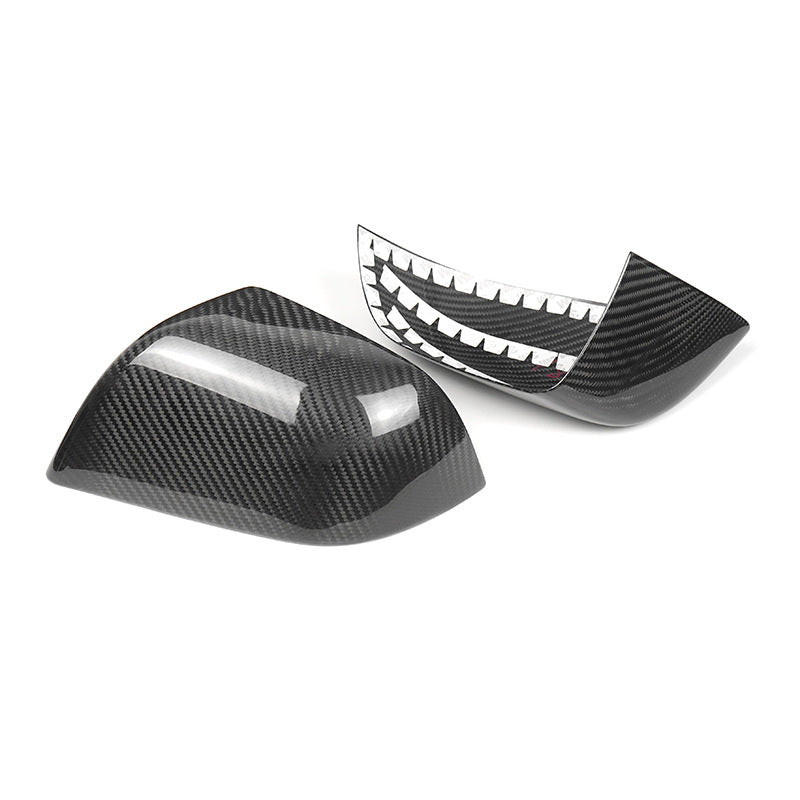 Carbon Fibre Rear View Mirror Covers For Model 3(2024-2026) - Image 2