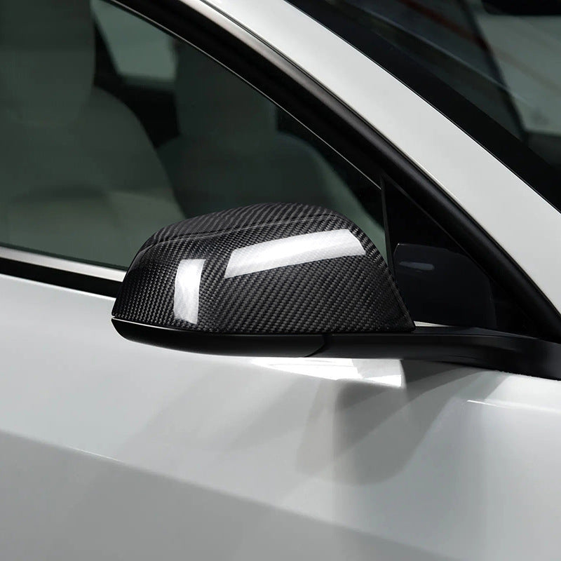 Carbon Fibre Rear View Mirror Covers For Model 3(2024-2026) - Image 3