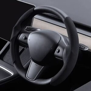 Steering Wheel Grip Grab Cover For Model 3(2019-2023)/Y(2022-2024)