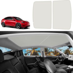 Glass Roof Sunshade for Model Y(2022-2024)